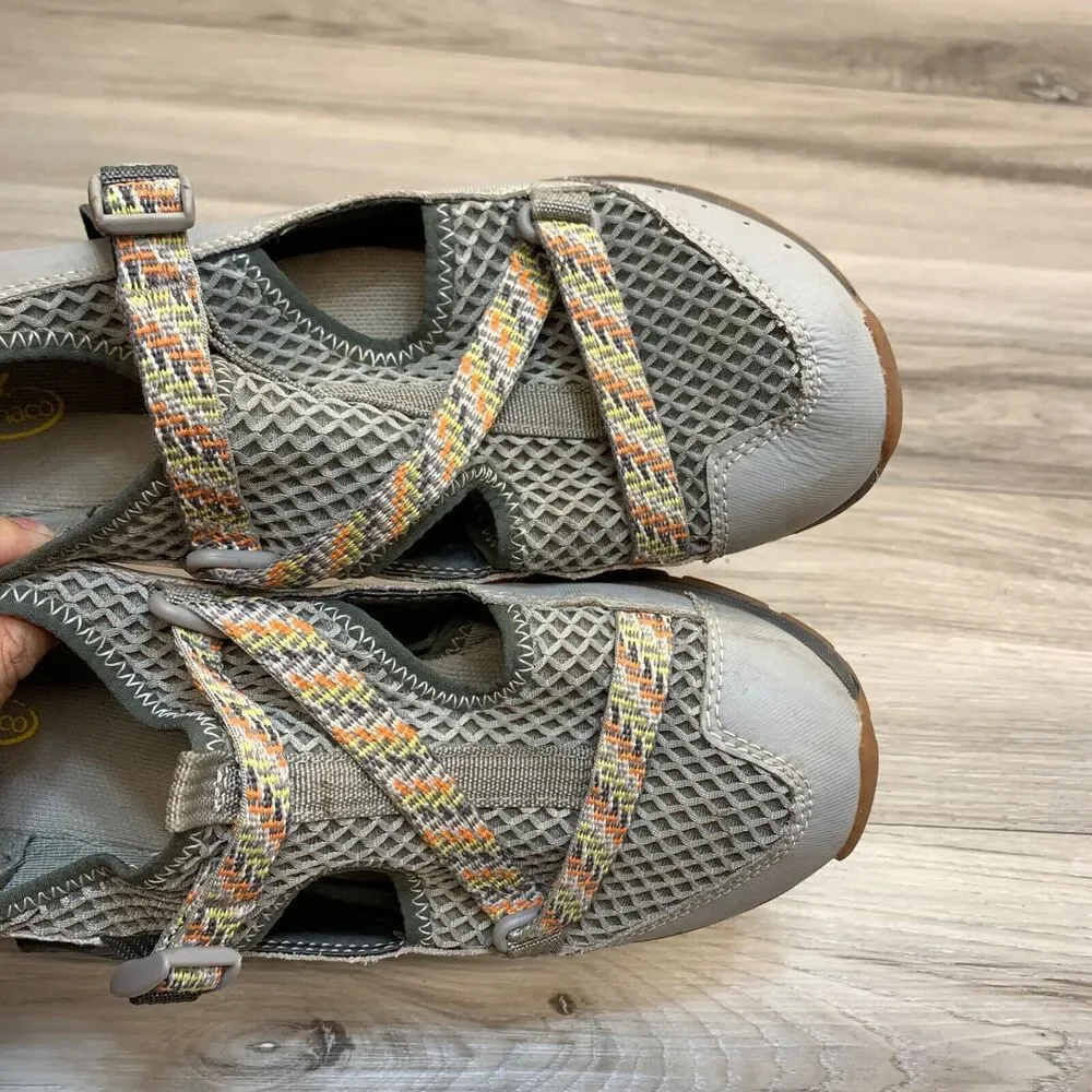 CHACO Odyssey Gray‎ Sport Water Sandal Shoes Little Kids Boys Girls Size 5 36